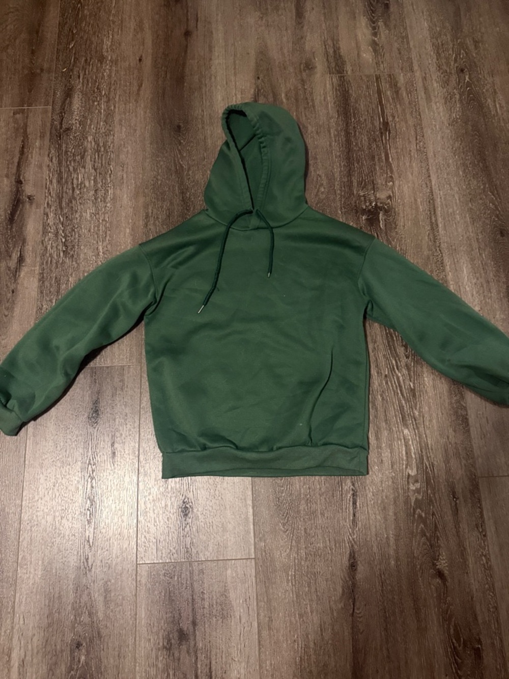 SHEIN Men's Dark Green Pullover Hoodie